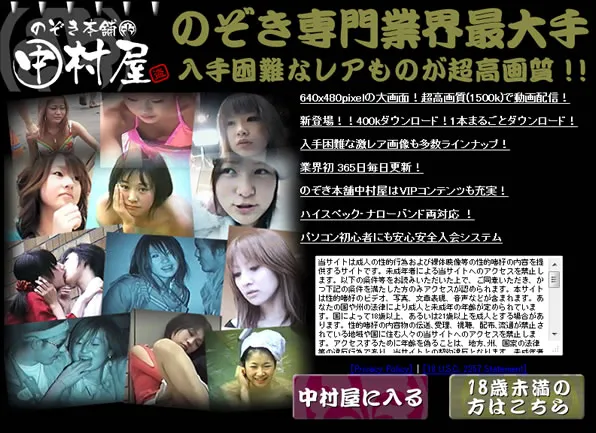 『のぞき本舗中村屋』の画像