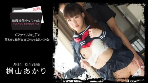 放課後美少女ファイル No.21～言われるがままのちっぱい少女～