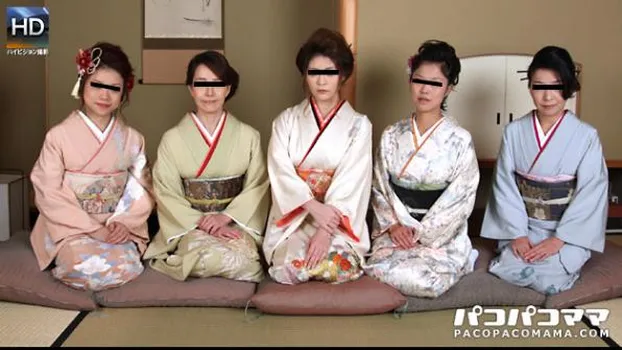 新年着物大乱交 前編