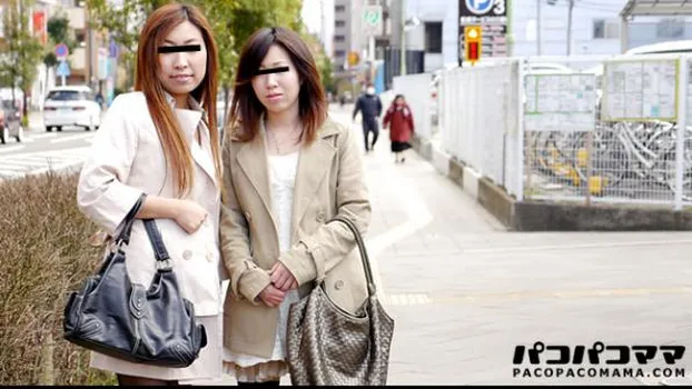 パート帰りの仲良し妻2人組と3P