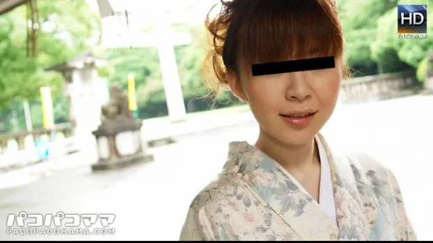 和装野外露出青姦