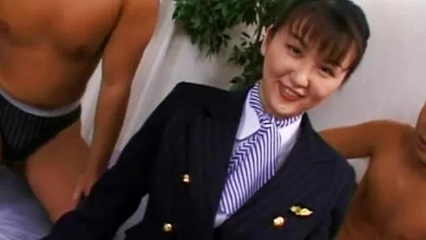 CAさんと3Pセックス!レースクイーンを車内ハメ撮りし着物で巨乳を揉みまくりぐちゅぬるまんこでイク