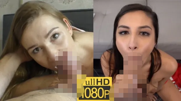 【2作品54分】①水鉄砲でずぶ濡れになった美女をホテルで裸にする②チアガールセクシー美女が年下男子と誘惑のお勉強会956.950