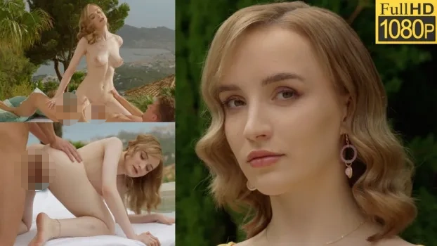 【4K高画質】大富豪のイケメン御曹司がハウスクリにングに来た美女とsex