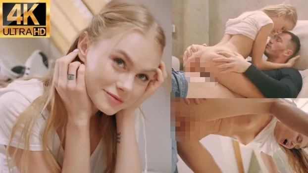 【4K高画質】超絶綺麗な体の美女が彼と濃密にリビングでsex