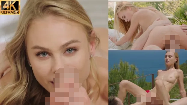 【4K高画質】美しすぎる金髪美女が4人の男性と毎日sex