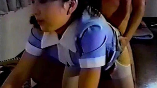 人物不明｜新人ウェイトレスに女子校生!面接されたスーツ姿のOLが制服姿でおまんこ絶頂